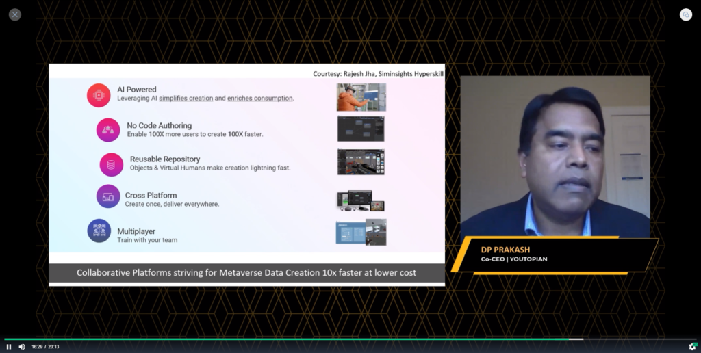 SimInsights was featured in an industry keynote talk delivered by Dr. DP Prakash, co-CEO of Youtopian and a semiconductor industry leader (ex- GlobalFoundries and IBM), at the Ansys IDEAS conference, Dec 6th, 2022.